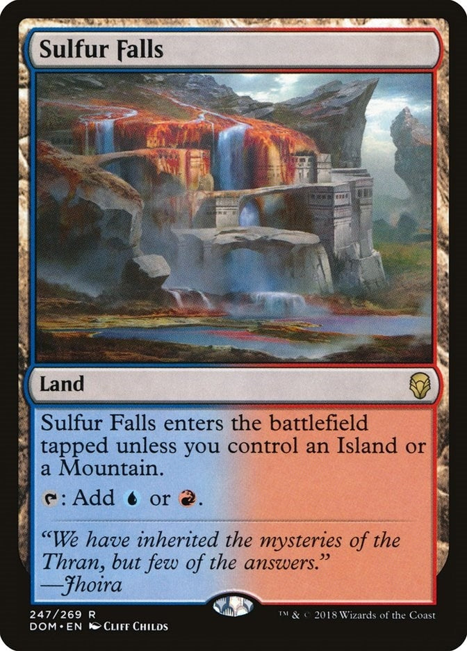 Image for Sulfur Falls (247) (Dominaria) (DOM) - Magic: The Gathering
