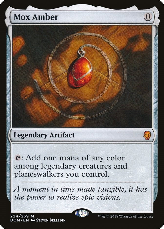 Image for Mox Amber (224) (Dominaria) (DOM) - Magic: The Gathering