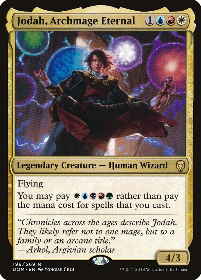 Image for Jodah, Archmage Eternal (198) (DOM) - Magic: The Gathering