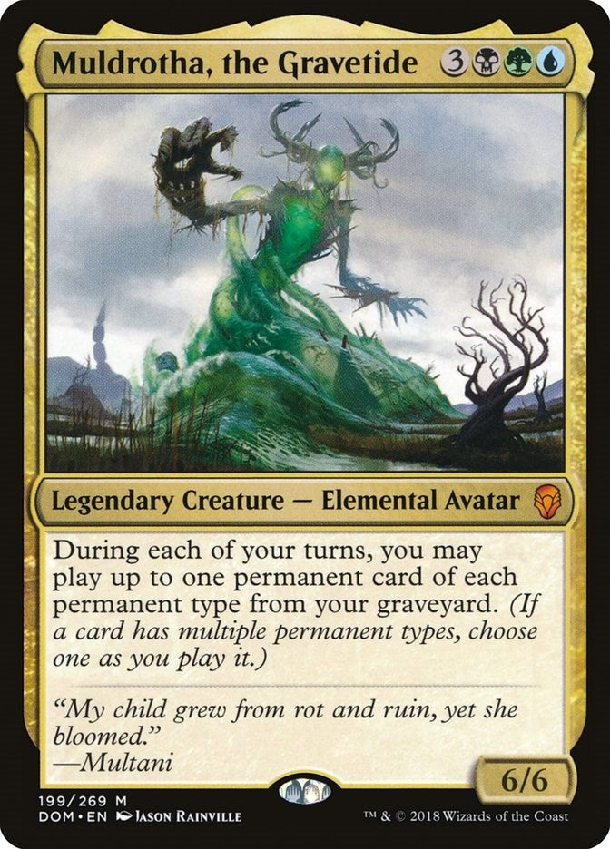 Image for Muldrotha, the Gravetide (199) (Dominaria) (DOM) - Magic: The Gathering