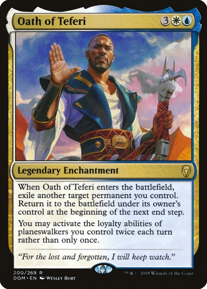 Image for Oath of Teferi (200) (Dominaria) (DOM) - Magic: The Gathering