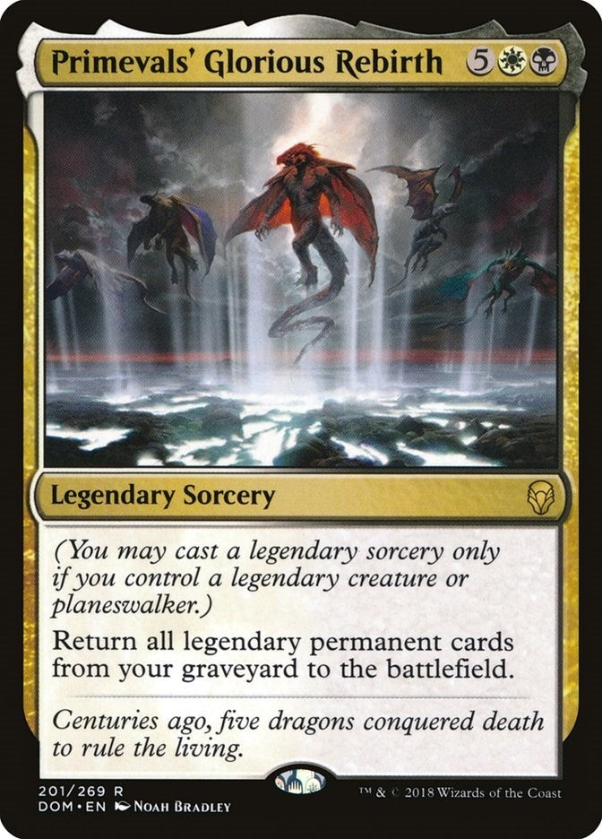 Image for Primevals' Glorious Rebirth (201) (Dominaria) (DOM) - Magic: The Gathering