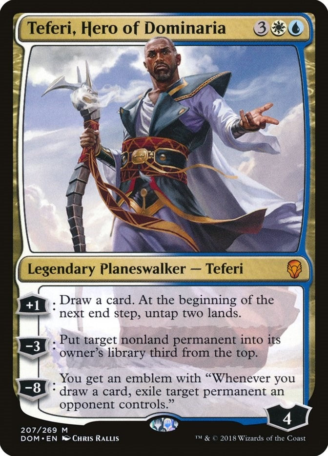 Image for Teferi, Hero of Dominaria (207) (Dominaria) (DOM) - Magic: The Gathering
