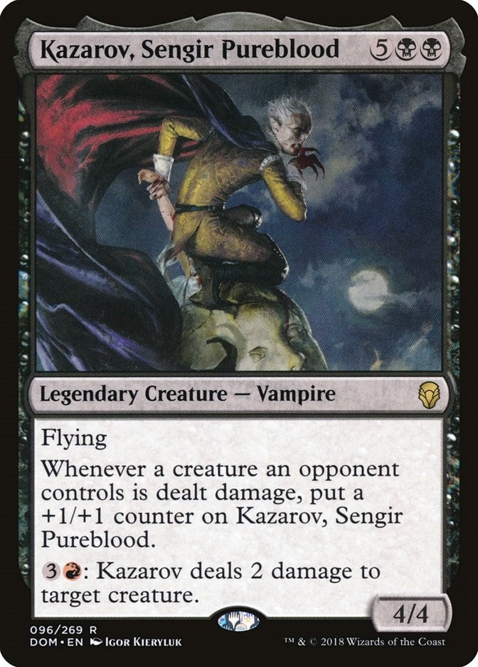 Image for Kazarov, Sengir Pureblood (96) (Dominaria) (DOM) - Magic: The Gathering