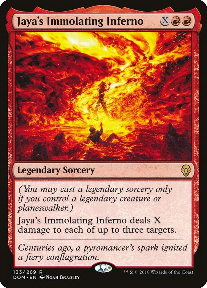 Jaya's Immolating Inferno (133) (Dominaria)