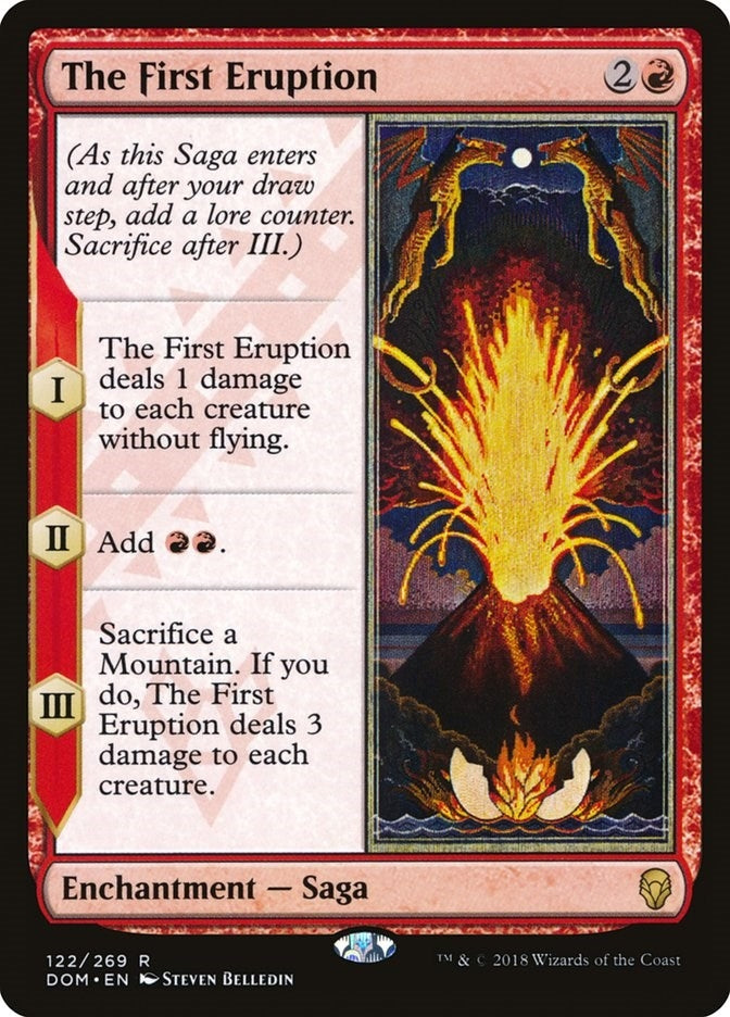 Image for The First Eruption (122) (Dominaria) (DOM) - Magic: The Gathering