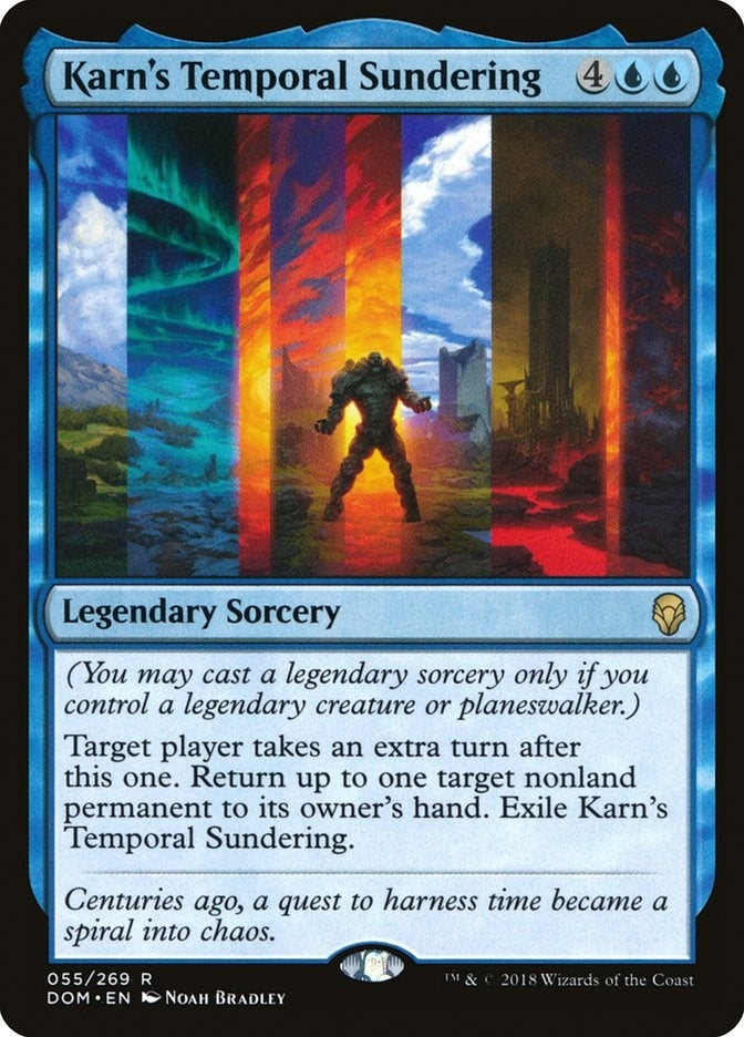 Image for Karn's Temporal Sundering (55) (Dominaria) (DOM) - Magic: The Gathering