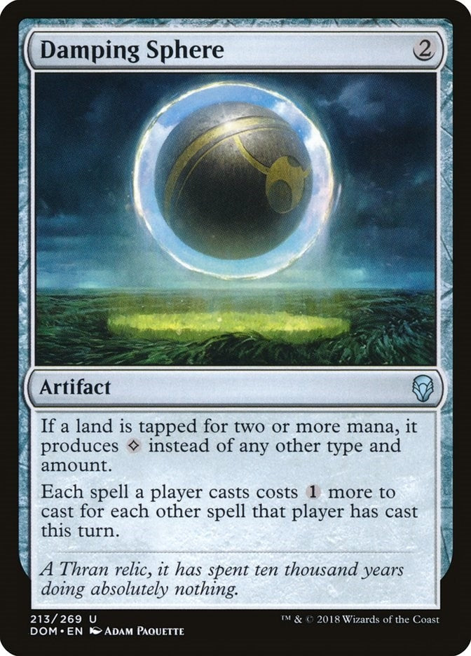 Image for Damping Sphere (213) (Dominaria) (DOM) - Magic: The Gathering