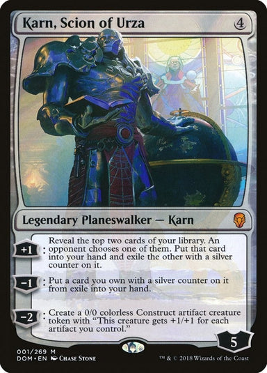 Image for Karn, Scion of Urza (1) (DOM) - Magic: The Gathering