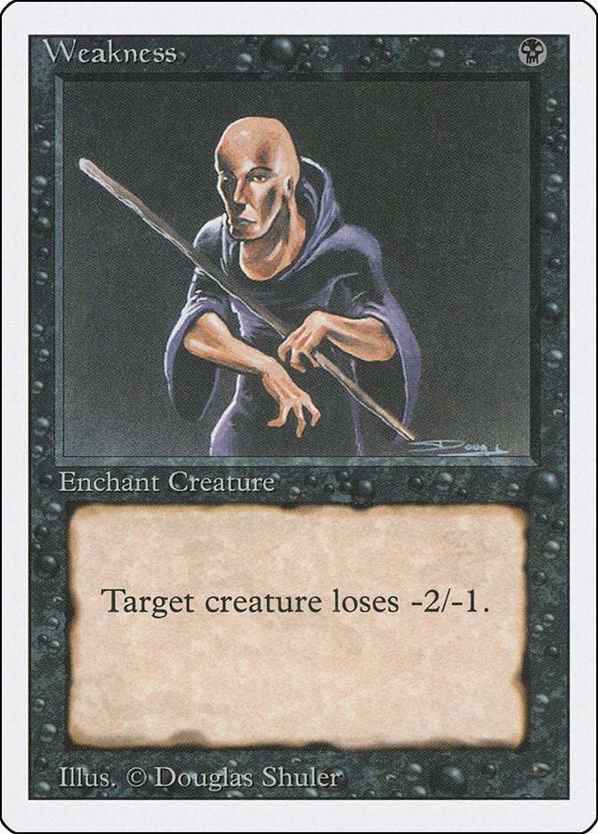 Image for Weakness (Revised Edition) (3ED) - Magic: The Gathering