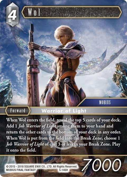 Image for Wol (Hero) (5-146H) (Opus V) (OP5) - Final Fantasy TCG