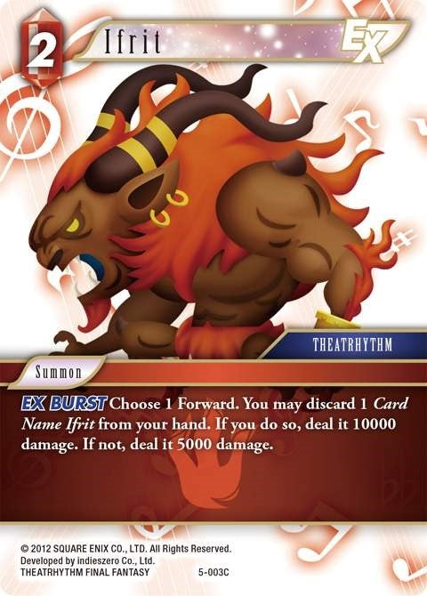 Image for Ifrit EX (5-003C) (Opus V) (OP5) - Final Fantasy TCG
