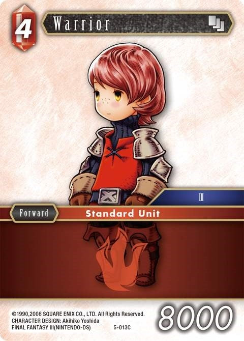 Image for Warrior (Arc) (5-013C) (Opus V) (OP5) - Final Fantasy TCG