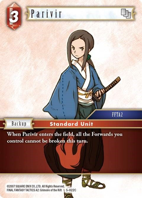 Image for Parivir (5-022C) (Opus V) (OP5) - Final Fantasy TCG