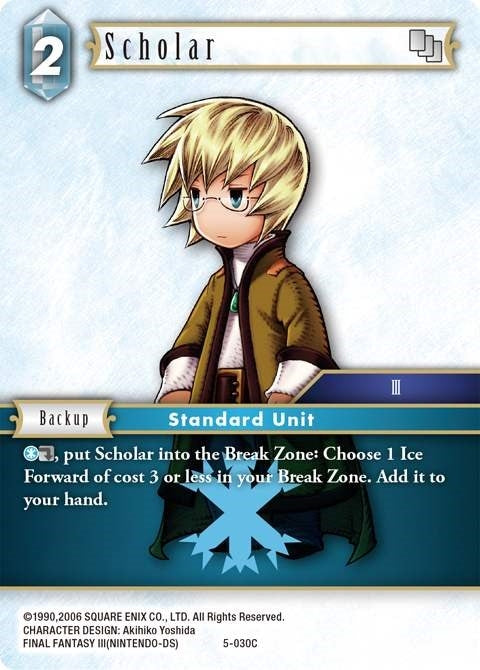 Image for Scholar (Ingus) (5-030C) (Opus V) (OP5) - Final Fantasy TCG