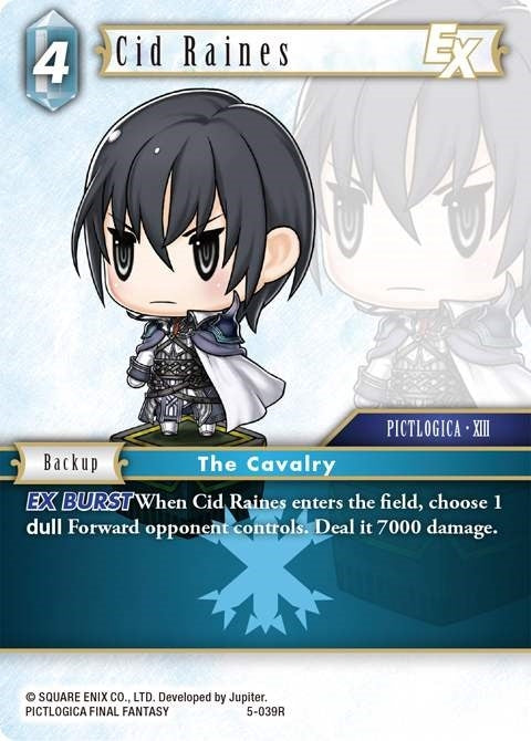 Image for Cid Raines EX (5-039R) (Opus V) (OP5) - Final Fantasy TCG