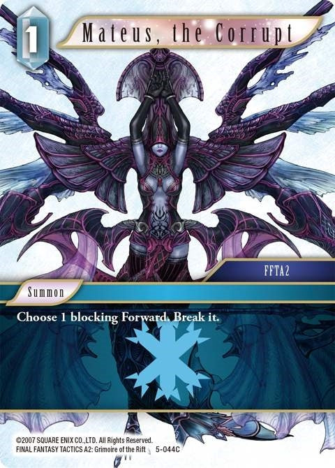 Image for Mateus, the Corrupt (5-044C) (Opus V) (OP5) - Final Fantasy TCG