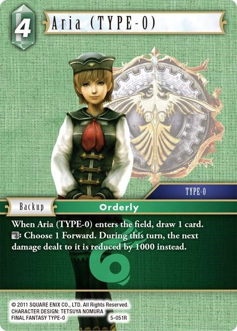 Image for Aria (TYPE-0) (5-051R) (Opus V) (OP5) - Final Fantasy TCG