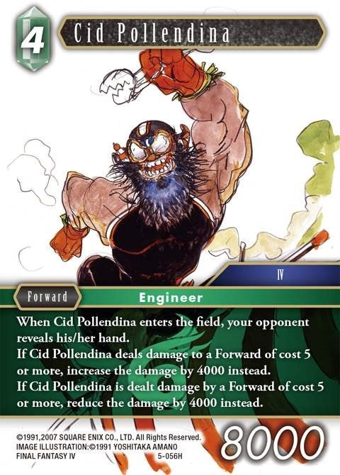 Image for Cid Pollendina (5-056H) (Opus V) (OP5) - Final Fantasy TCG