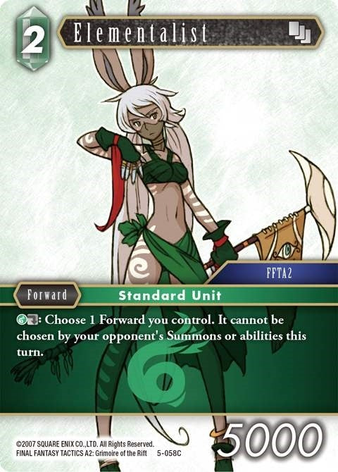 Image for Elementalist (5-058C) (Opus V) (OP5) - Final Fantasy TCG