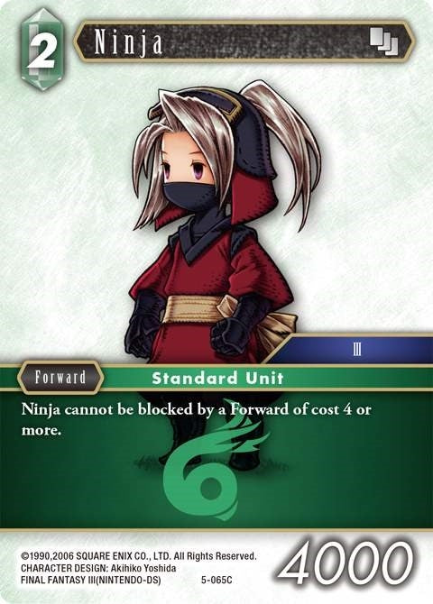 Image for Ninja (Luneth) (5-065C) (Opus V) (OP5) - Final Fantasy TCG