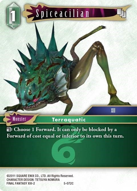 Image for Spiceacilian (5-072C) (Opus V) (OP5) - Final Fantasy TCG