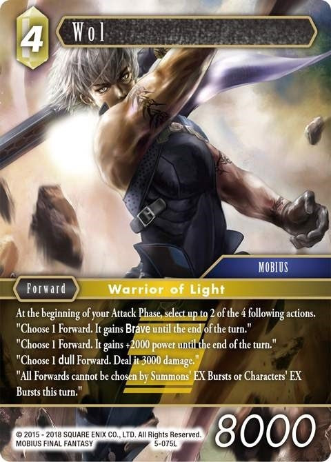 Image for Wol (Legend) (5-075L) (Opus V) (OP5) - Final Fantasy TCG