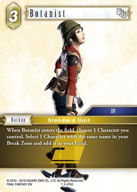 Image for Botanist (5-076C) (Opus V) (OP5) - Final Fantasy TCG