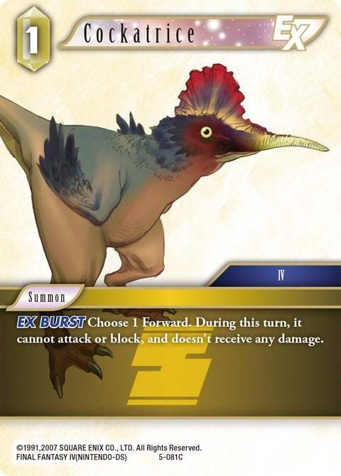Image for Cockatrice EX (5-081C) (Opus V) (OP5) - Final Fantasy TCG