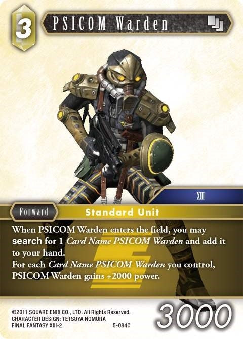 Image for PSICOM Warden (5-084C) (Opus V) (OP5) - Final Fantasy TCG