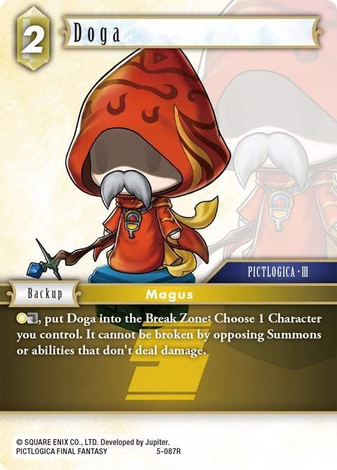 Image for Doga (5-087R) (Opus V) (OP5) - Final Fantasy TCG