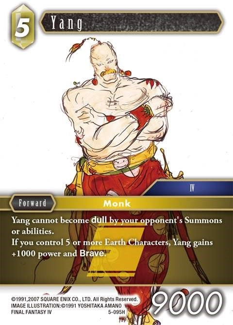 Image for Yang (5-095H) (Opus V) (OP5) - Final Fantasy TCG