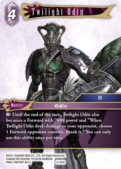 Image for Twilight Odin (5-101H) (Opus V) (OP5) - Final Fantasy TCG