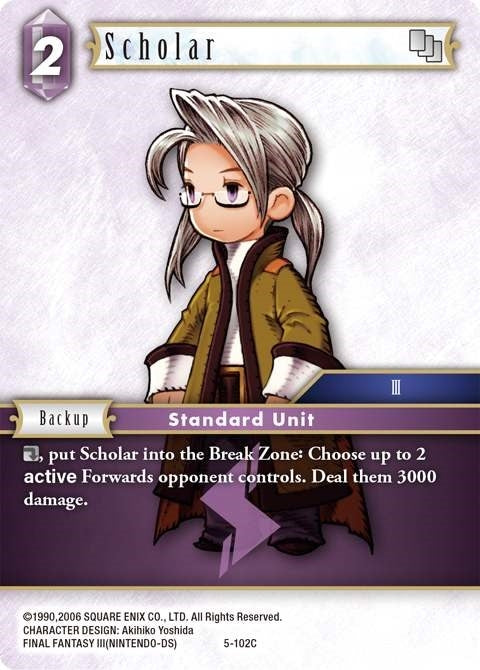 Image for Scholar (Luneth) (5-102C) (Opus V) (OP5) - Final Fantasy TCG