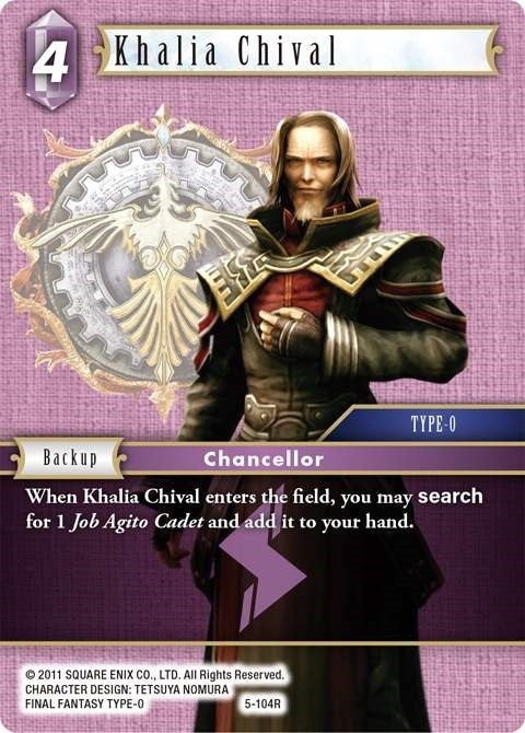Image for Khalia Chival (5-104R) (Opus V) (OP5) - Final Fantasy TCG