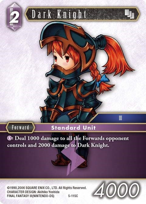 Image for Dark Knight (Refia) (5-115C) (Opus V) (OP5) - Final Fantasy TCG