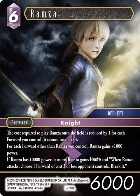 Image for Ramza (5-118L) (Opus V) (OP5) - Final Fantasy TCG