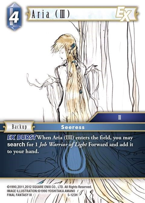 Image for Aria (III) EX (5-123H) (Opus V) (OP5) - Final Fantasy TCG
