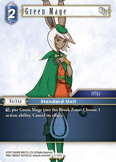 Image for Green Mage (5-137C) (Opus V) (OP5) - Final Fantasy TCG