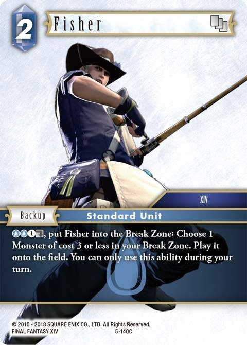Image for Fisher (5-140C) (Opus V) (OP5) - Final Fantasy TCG