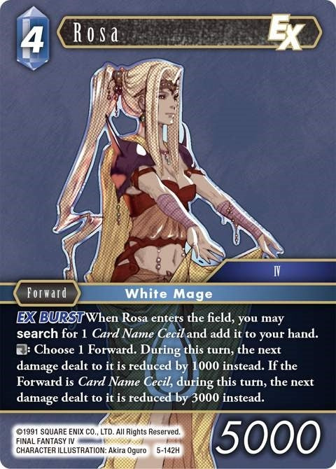 Image for Rosa EX (5-142H) (Opus V) (OP5) - Final Fantasy TCG