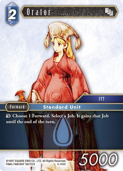 Image for Orator (Female Unit) (5-143C) (Opus V) (OP5) - Final Fantasy TCG