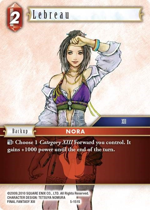 Image for Lebreau (5-151S) (Opus V) (OP5) - Final Fantasy TCG