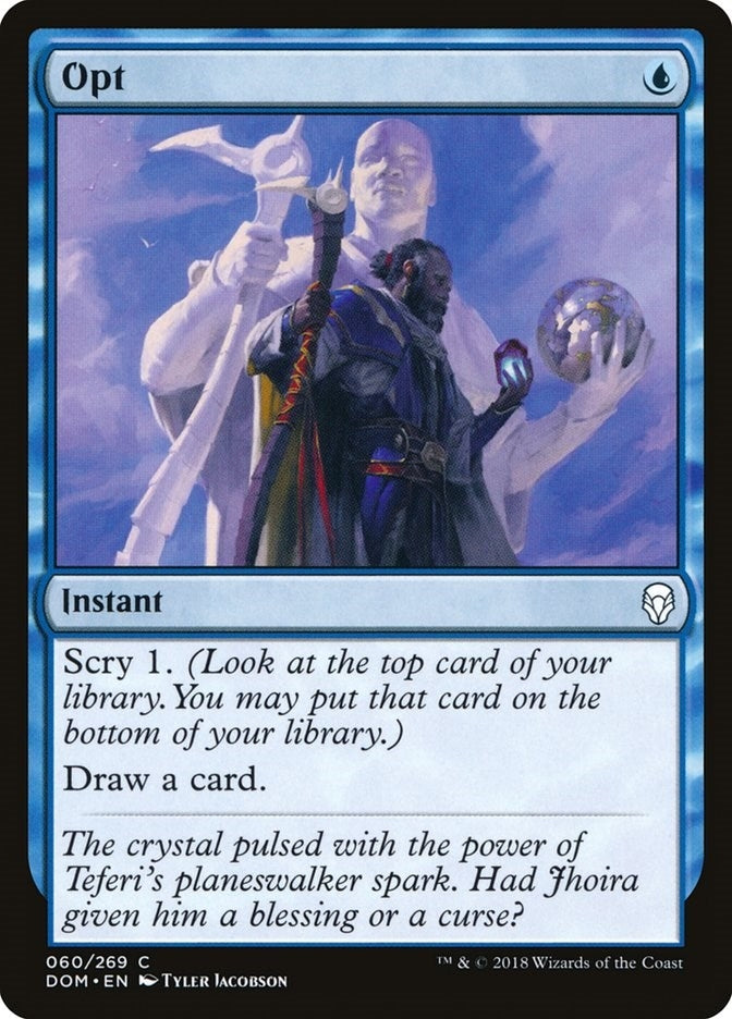 Image for Opt (60) (Dominaria) (DOM) - Magic: The Gathering
