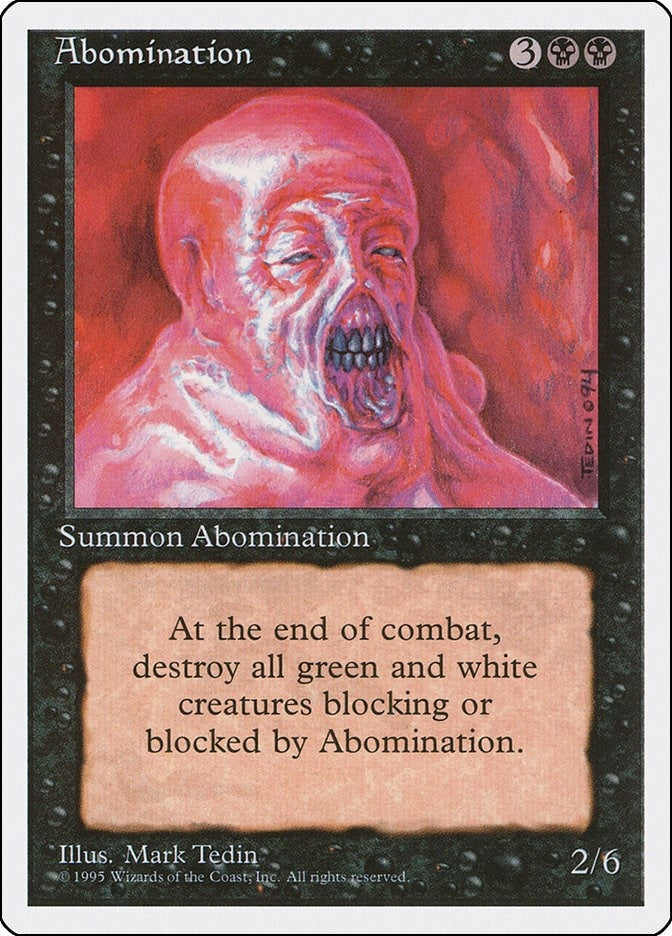 Image for Abomination (Fourth Edition) (4ED) - Magic: The Gathering