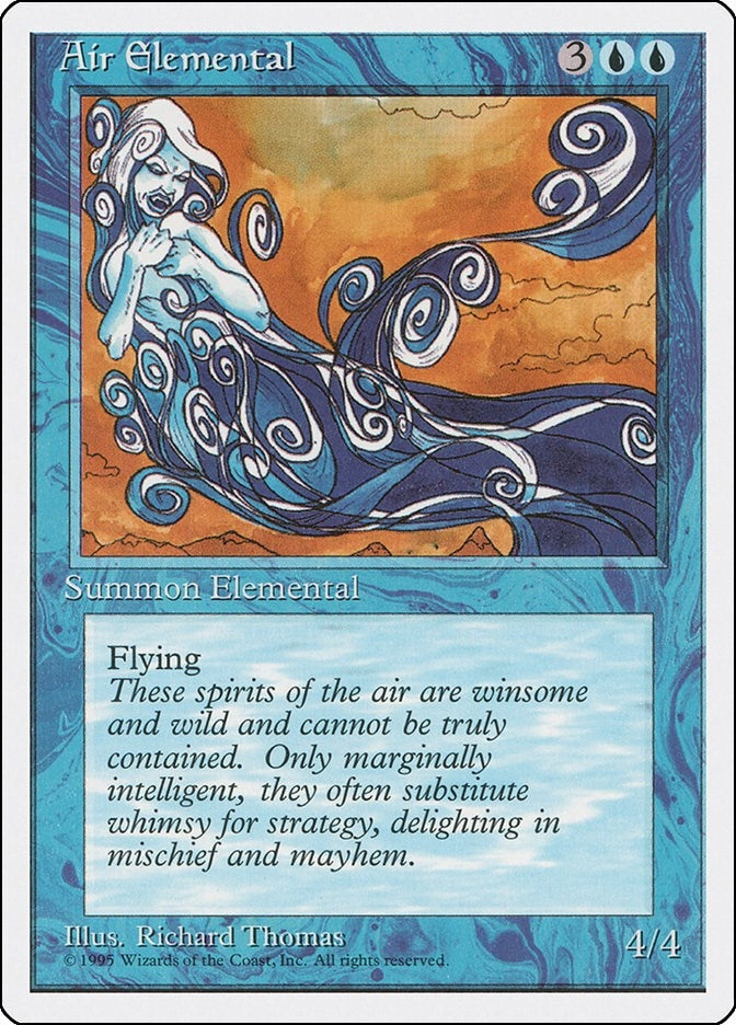Image for Air Elemental (Fourth Edition) (4ED) - Magic: The Gathering