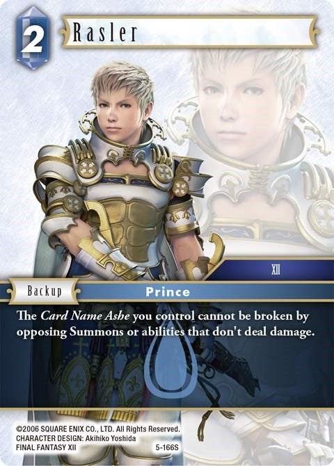 Image for Rasler (5-166S) (Opus V) (OP5) - Final Fantasy TCG