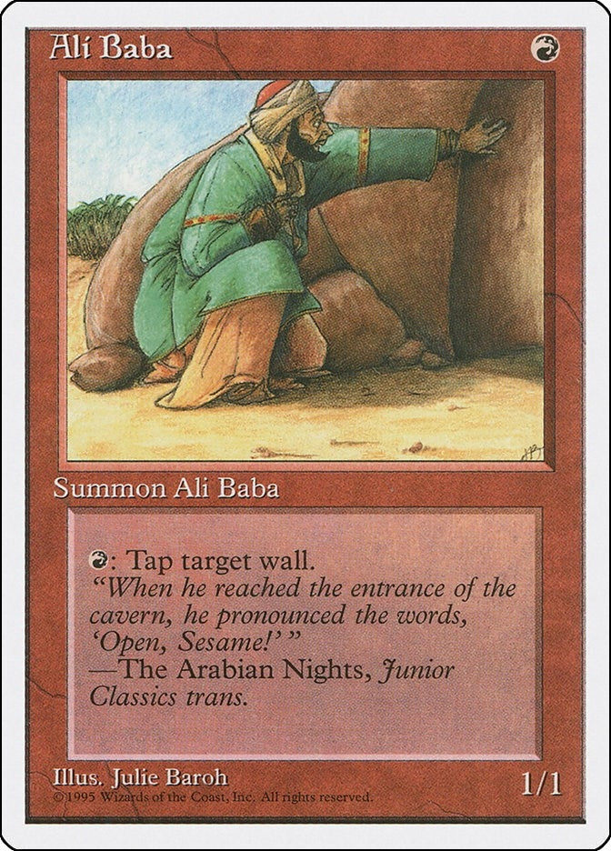 Image for Ali Baba (Fourth Edition) (4ED) - Magic: The Gathering