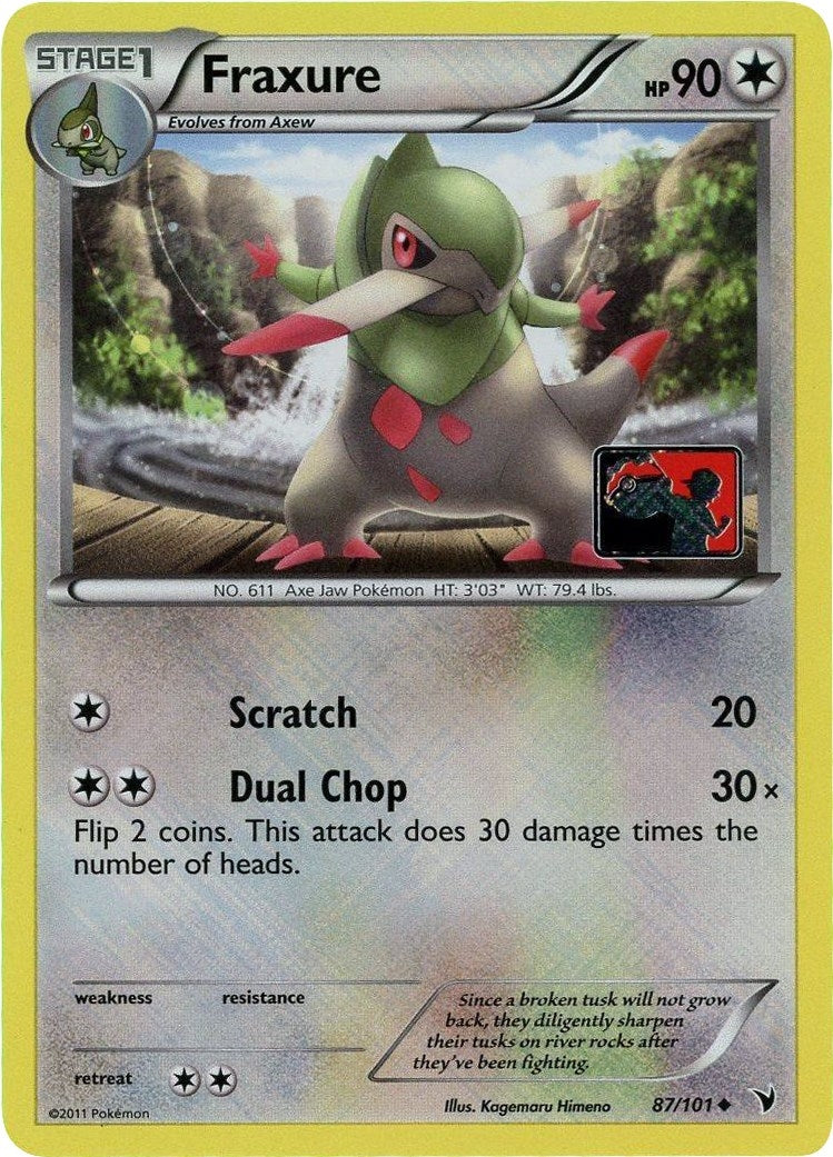 Fraxure - 87/101 (League Promo) (087/101) (League & Championship Cards)