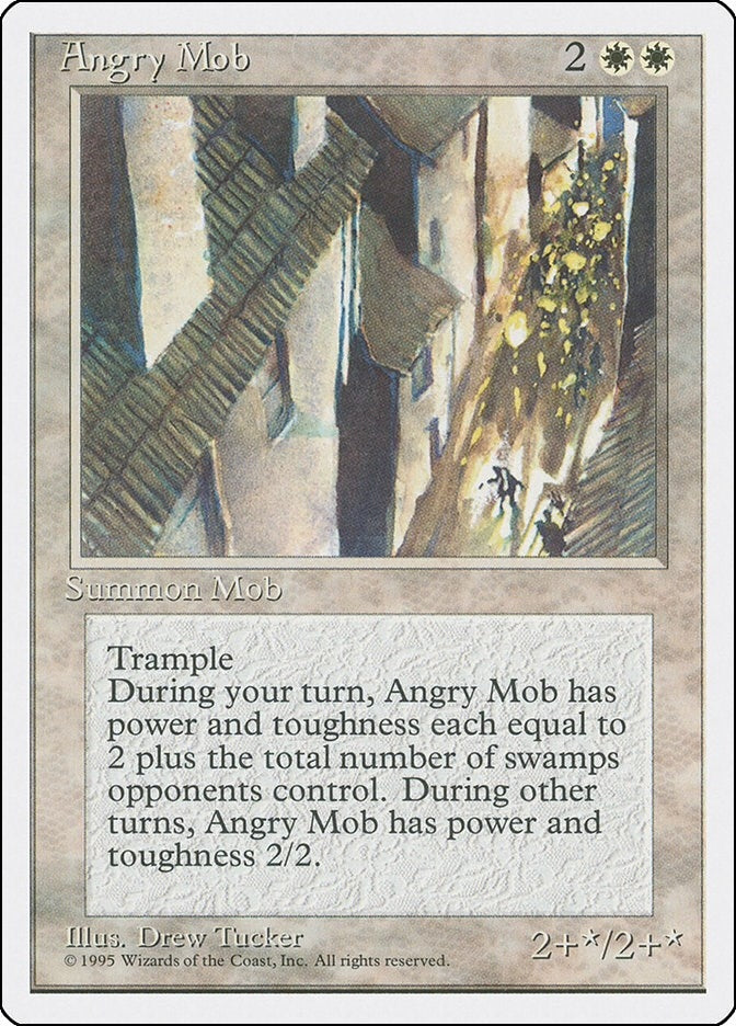 Image for Angry Mob (Fourth Edition) (4ED) - Magic: The Gathering